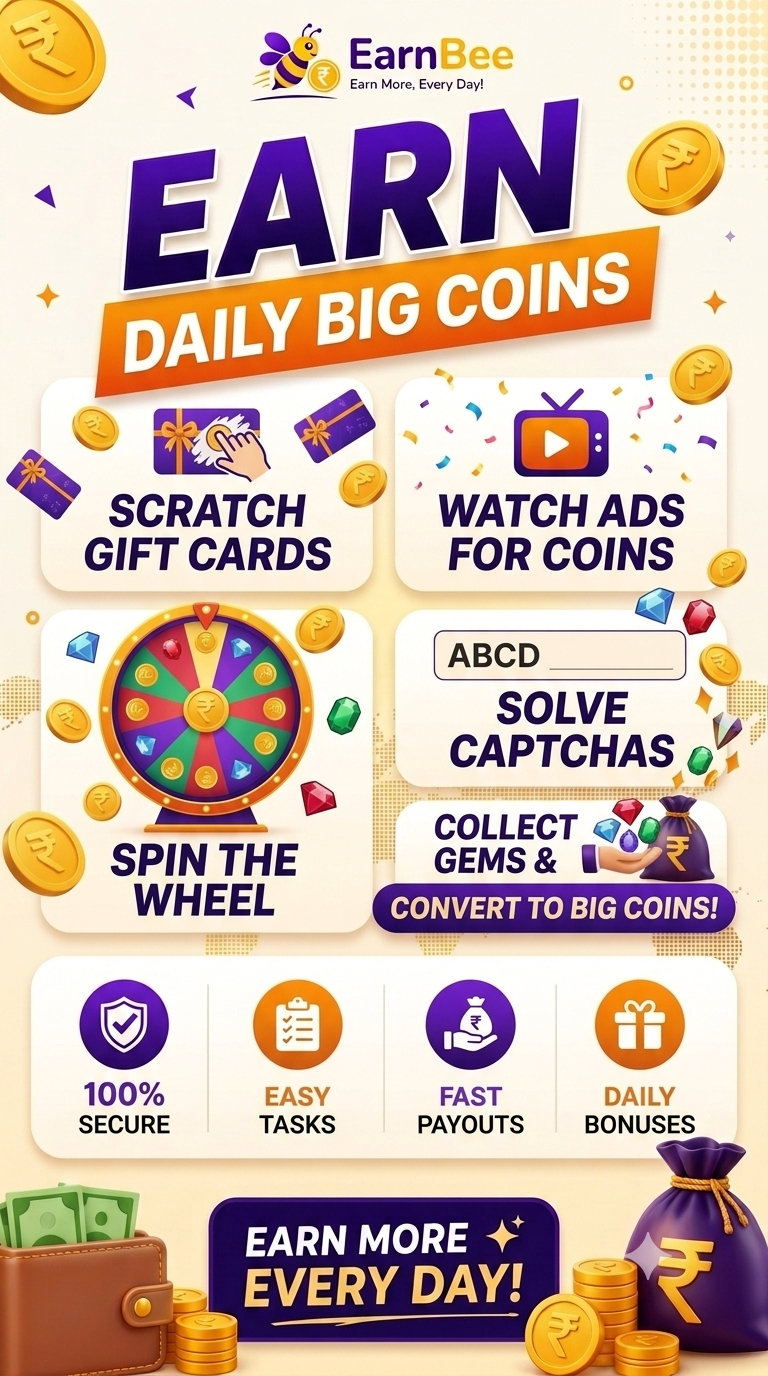 EarnBee rewards dashboard preview