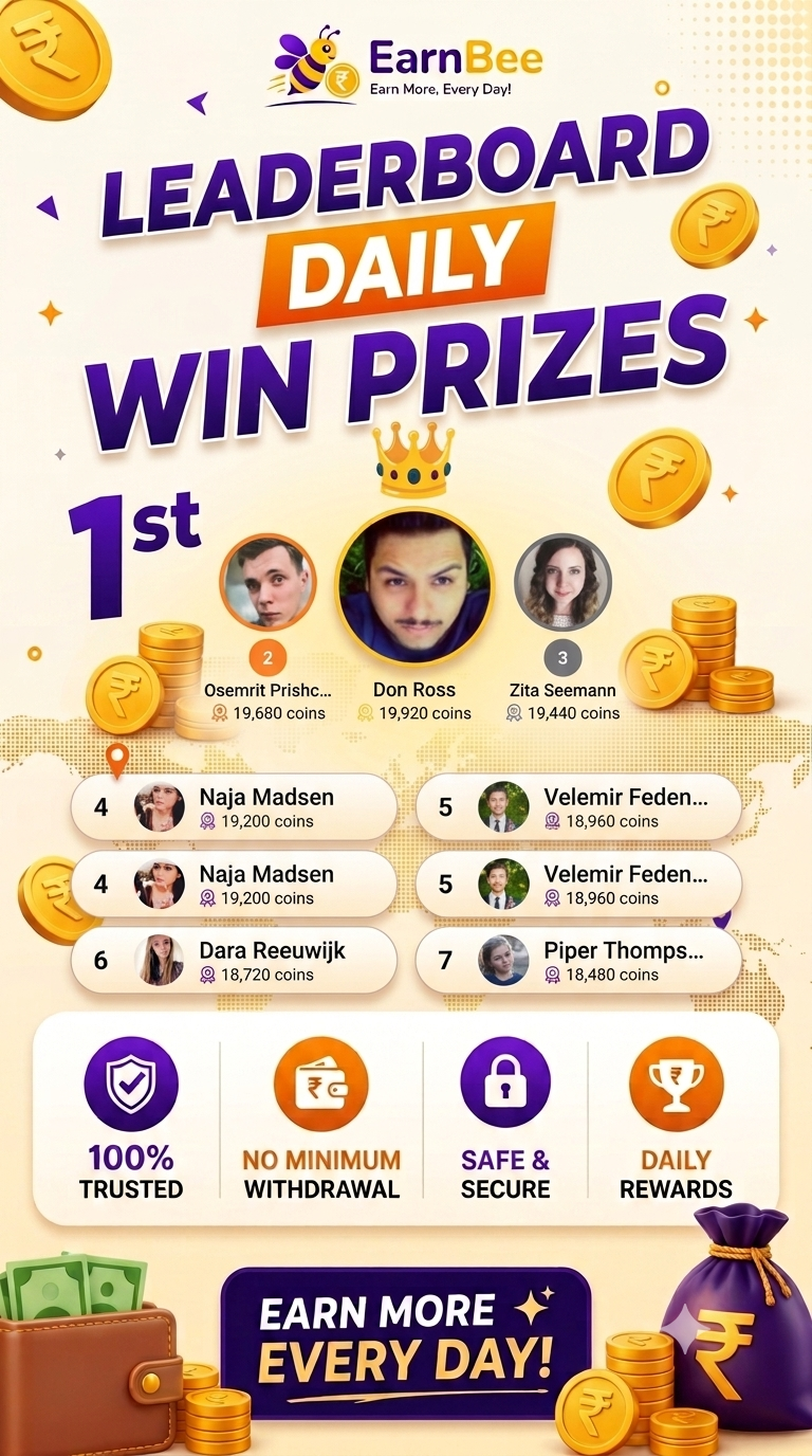 EarnBee leaderboard