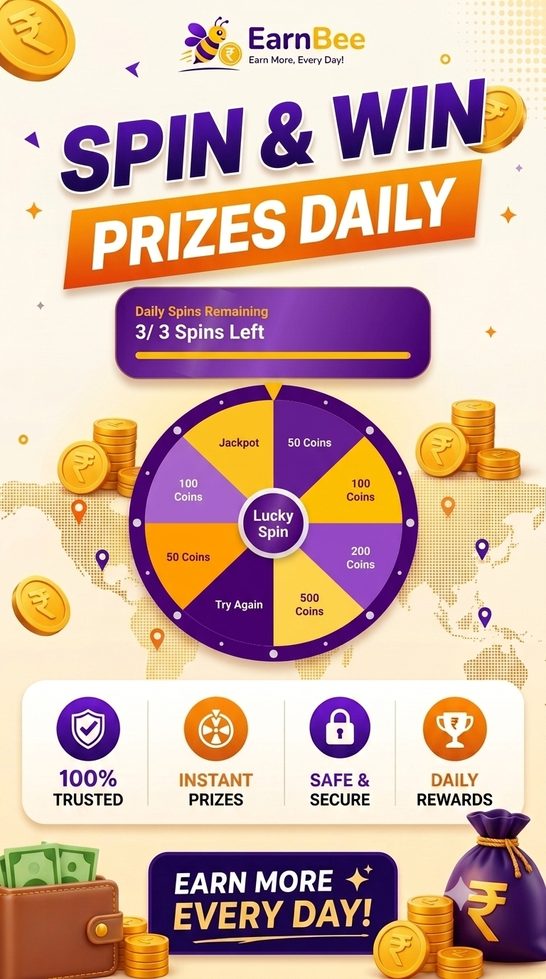 EarnBee spin wheel